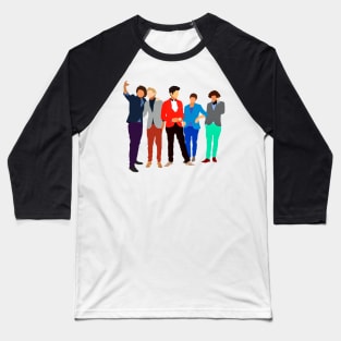 One Direction Art 2013 Shilloute Baseball T-Shirt